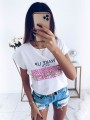 BLUZKA T-SHIRT WYGODNA PANTERKA NADRUK KOLORY L/XL